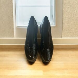 Katy Perry DAARLING  Slip on Black patent loafers NWB  size (11)